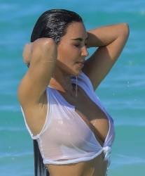 Kim Kardashian bikini photoshoot at the beach 20x HQ